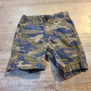 Baby Gap 2t blue and green camp shorts